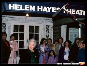 Helen Hayes pictured in New York City at the reopening of the Helen Hayes Theatre on  Photo
