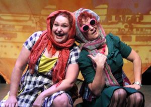 Holly Jeanne as Sponge and Shannon Page as Spiker  Photo