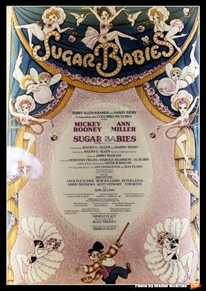 Theatre Marquee for Ann Miller & Mickey Rooney starring in Sugar Babies opening on Br Photo