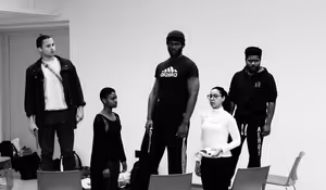 Alex Gibbs as Coalhouse Walker, Jr and ensemble @ BroadwayWorld Alex Gibbs as Coalhouse Walker, Jr and ensemble Photo