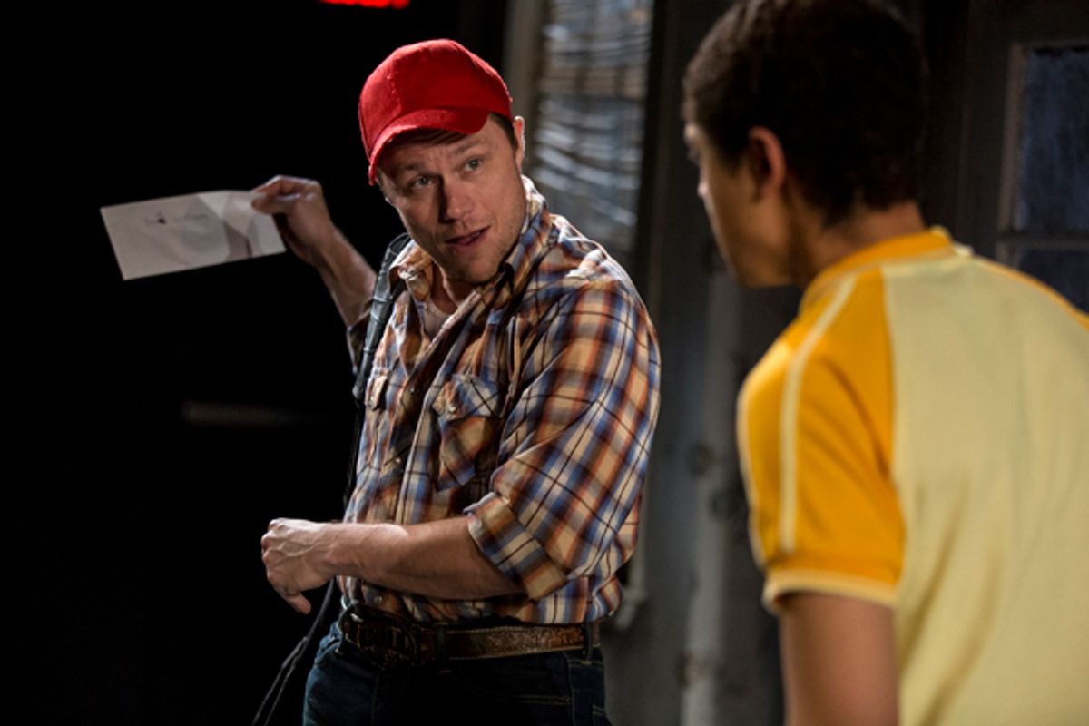 Mat Hostetler as Bones, Reynaldo Piniella as Jaybo at 