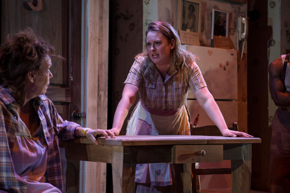 Deirdre Oâ€™Connell as Eller, Jessie Dean as Leafy at 