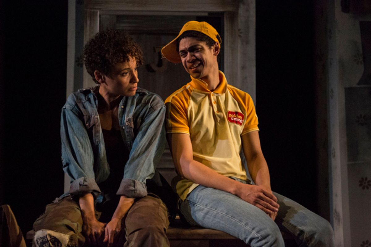 Vanessa R. Butler as Finch, Reynaldo Piniella as Jaybo at 