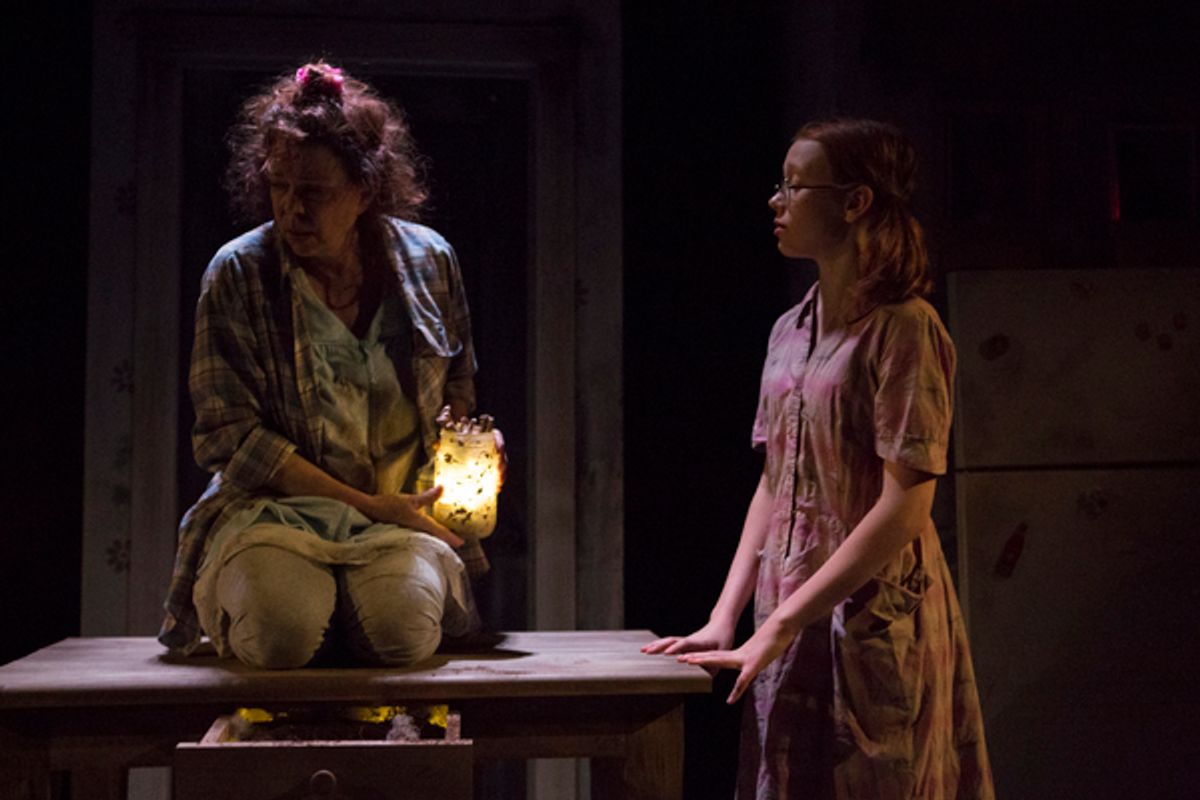 Deirdre Oâ€™Connell as Eller, Clementine Belber as Annie at 