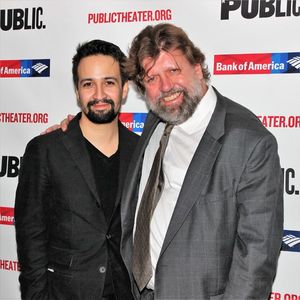 Lin-Manuel Miranda and Oskar Eustis Photo