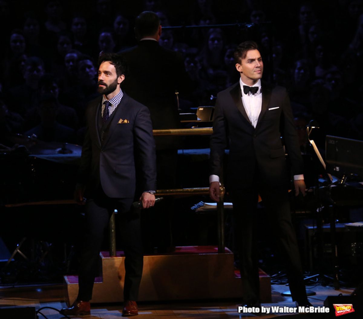 Ramin Karimloo and Ryan Silverman at 