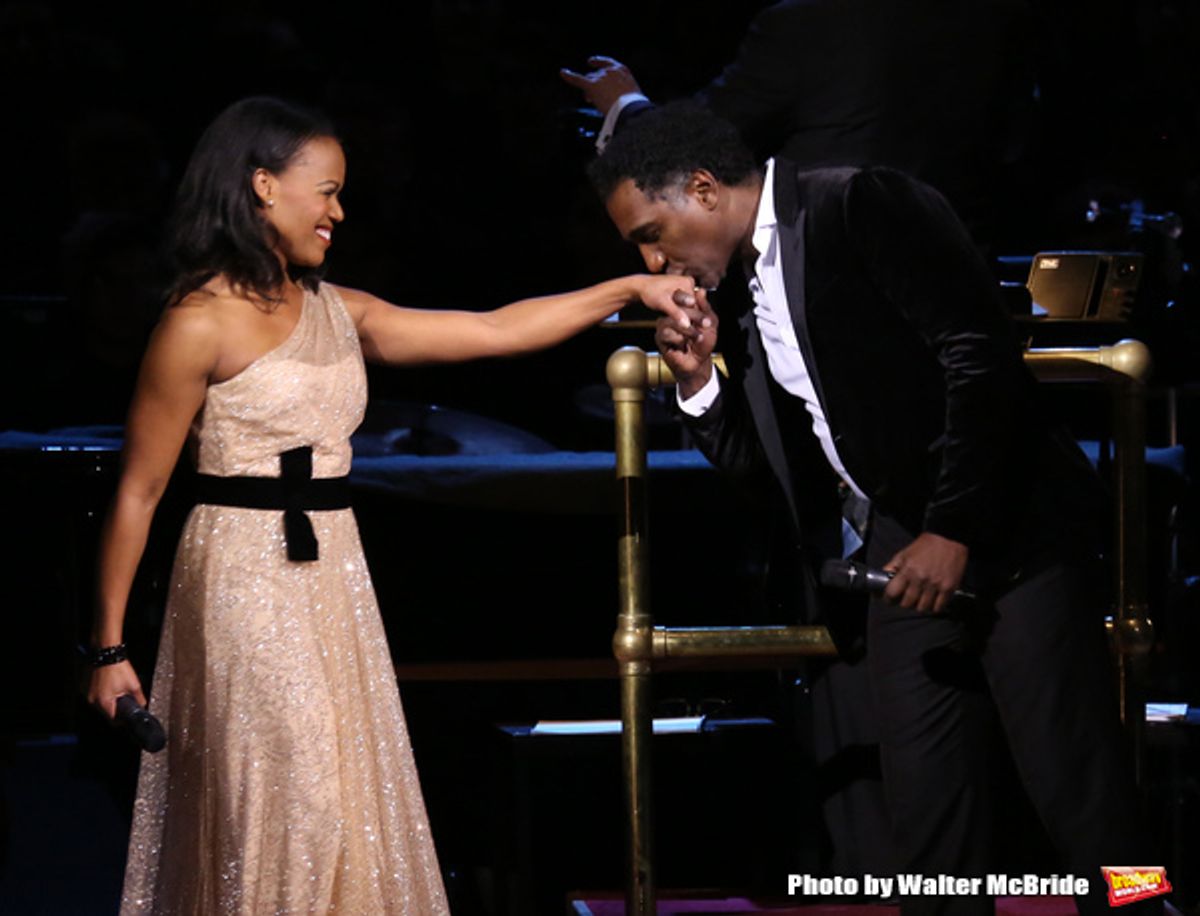 Nikki Rene Daniels and Norm Lewis at 