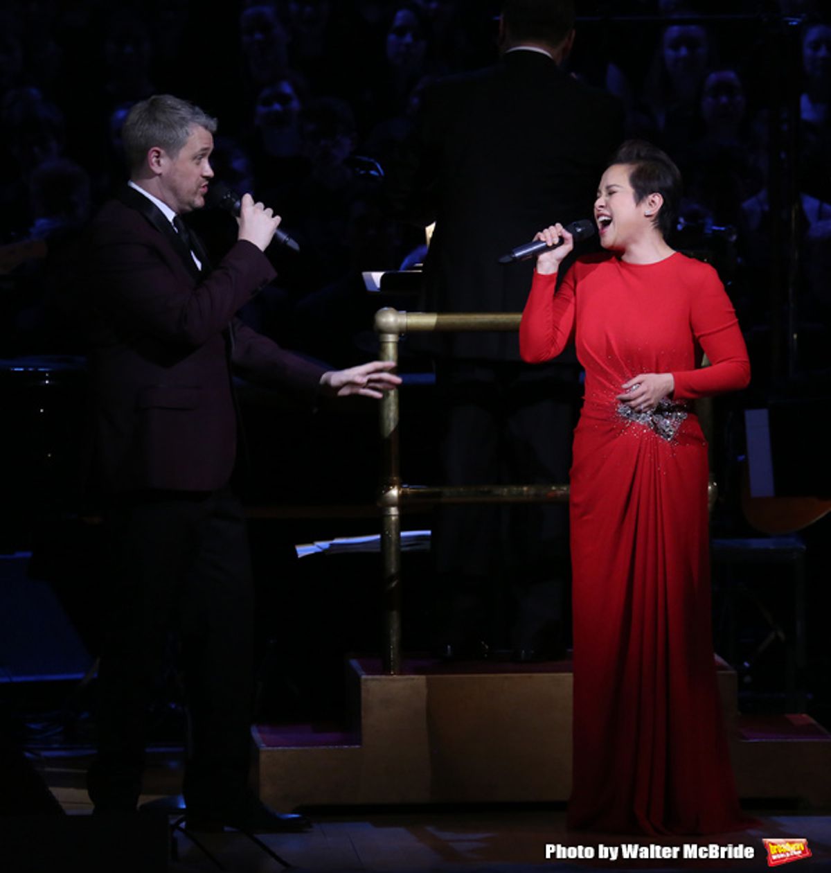 Michael Arden and Lea Salonga at 