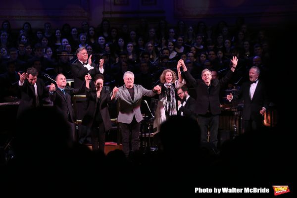 Kevin Stites with Jason Robert Brown, Stephen Flaherty, Lynn Ahrens, Alan Menken, Luc Photo