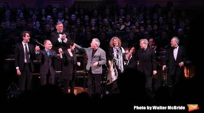 Kevin Stites with Jason Robert Brown, Stephen Flaherty, Lynn Ahrens, Alan Menken, Luc Photo
