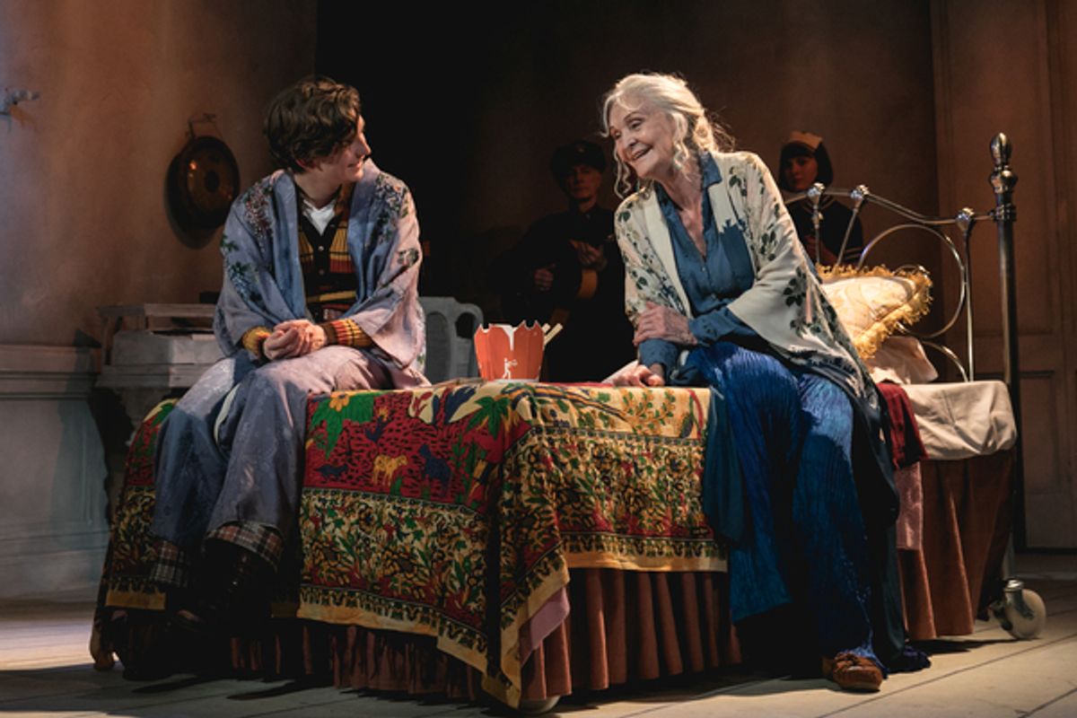 Bill Milner (Harold), Sheila Hancock (Maude)  at 