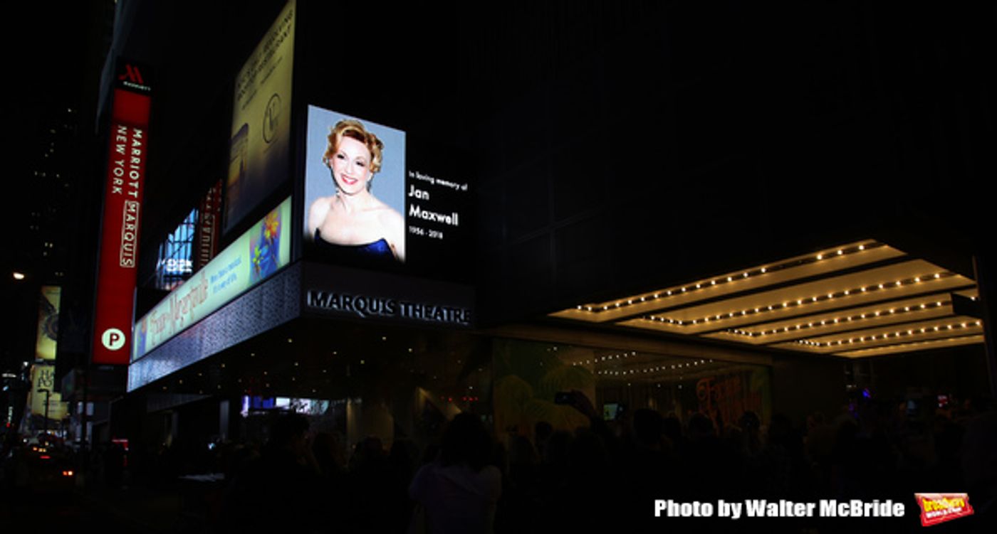 FREEZE FRAME: Broadway Dims the Lights for Jan Maxwell  Image