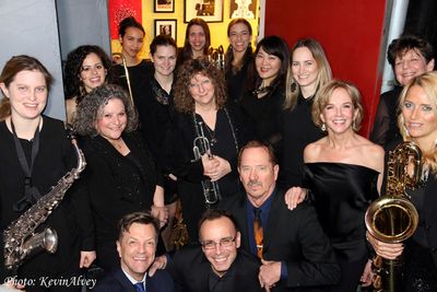 Linda Purl, Jim Caruso, Tom Wopat, Tedd Firth, and the DIVA Jazz Orchestra Photo