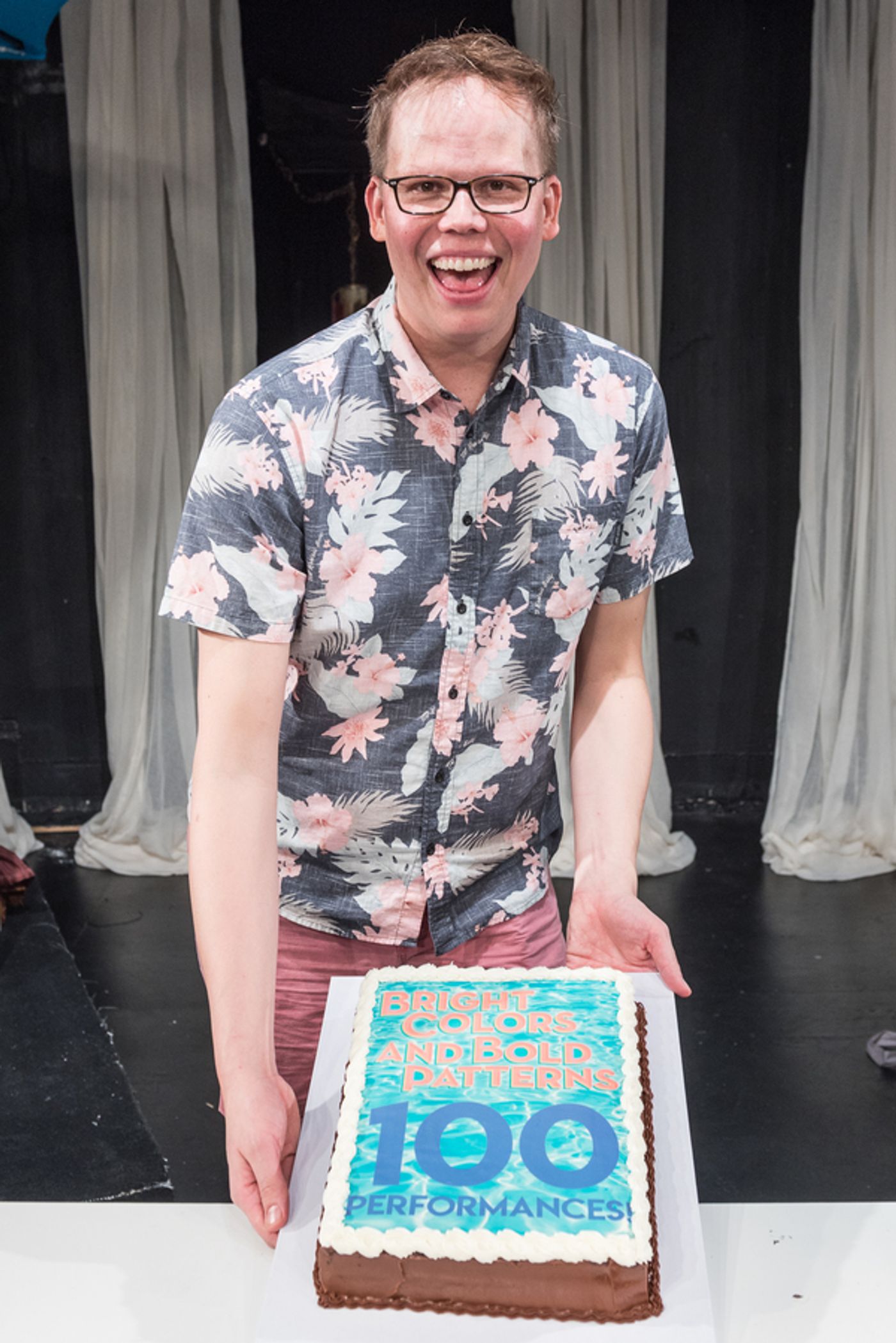 Photo Flash: BRIGHT COLORS AND BOLD PATTERNS Celebrates 100 Performances  Image