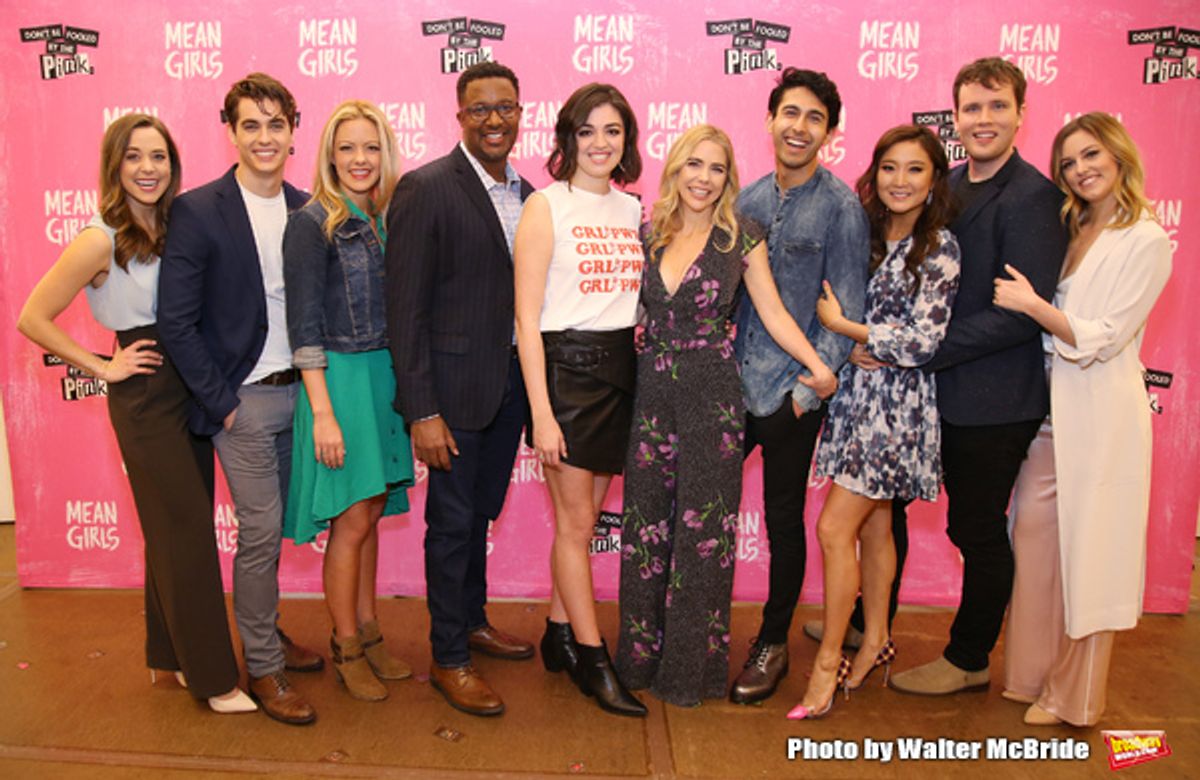 Erika Henningsen, Kyle Selig, Kate Rockwell, Rick Younger, Barrett Wilbert Weed, Kerry Butler, Cheech Manohar, Ashley Park, Grey Henson and Taylor Louderman at 