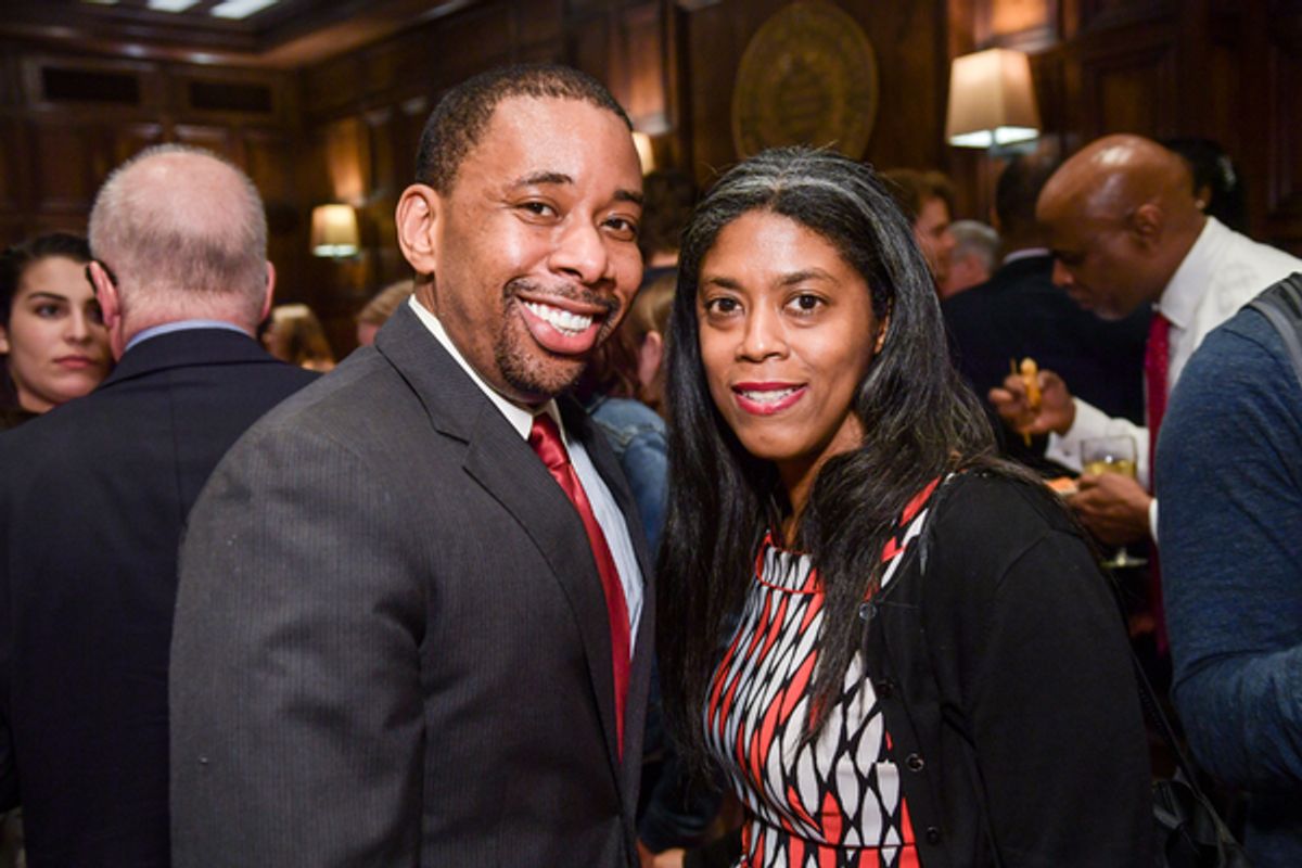 TCM Producer Brian Moreland with Alia Jones Harvey at 