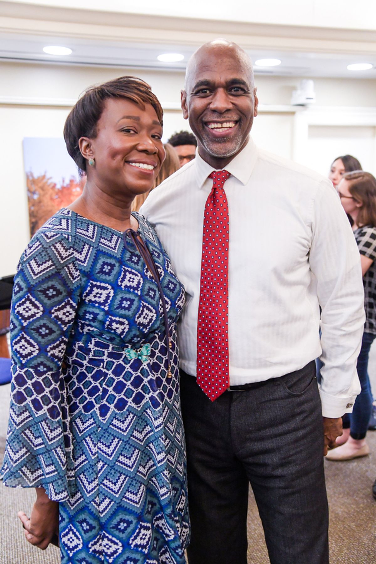 Joy Ried and TCM Cast Member Charles E. Wallace at 