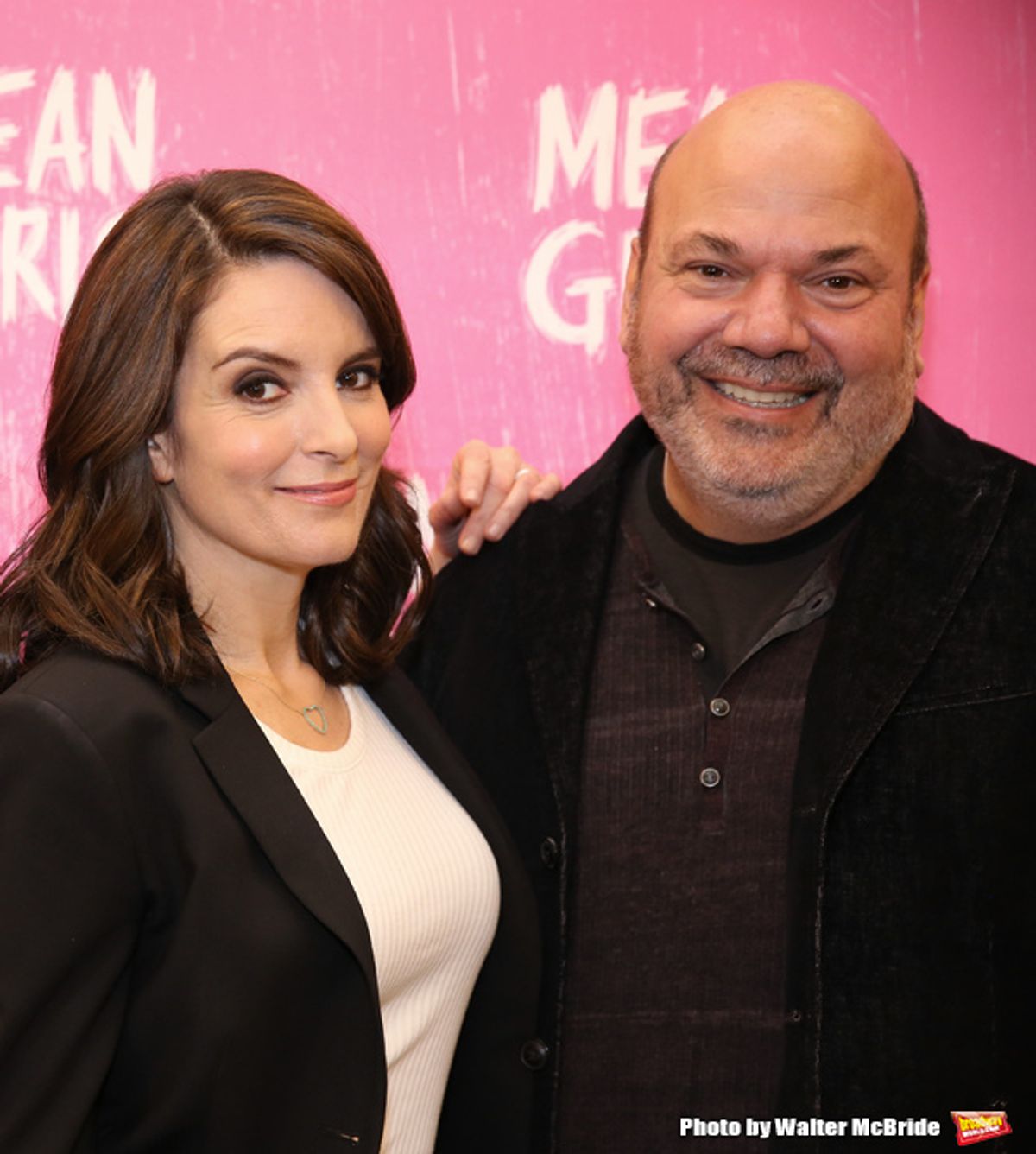 Tina Fey and Casey Nicholaw  at 