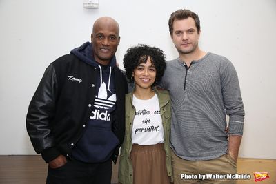 Kenny Leon, Lauren Ridloff and Joshua Jackson  Photo