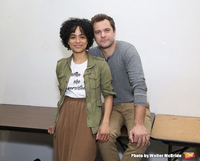 Lauren Ridloff and Joshua Jackson Photo