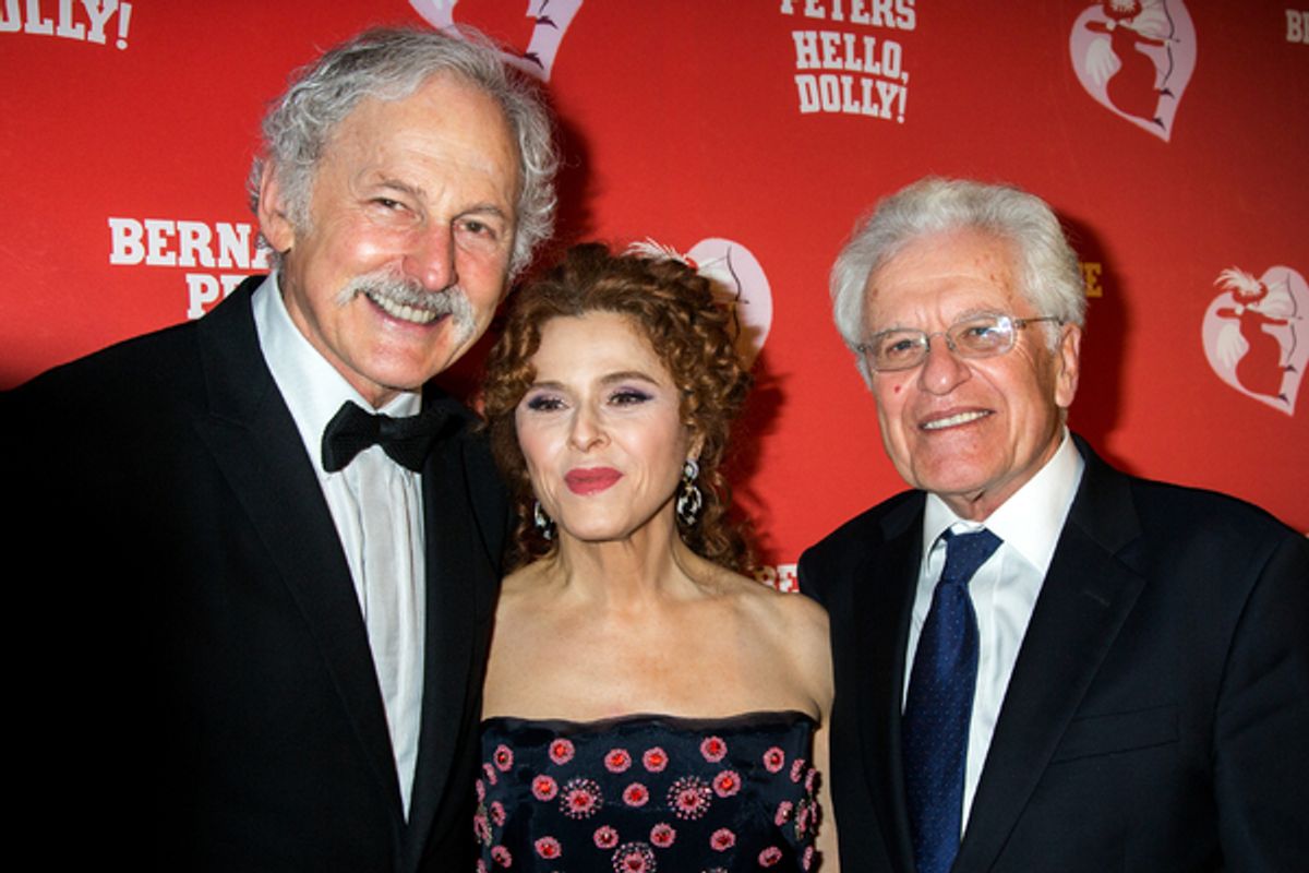 Victor Garber, Bernadette Peters, Jerry Zaks at 