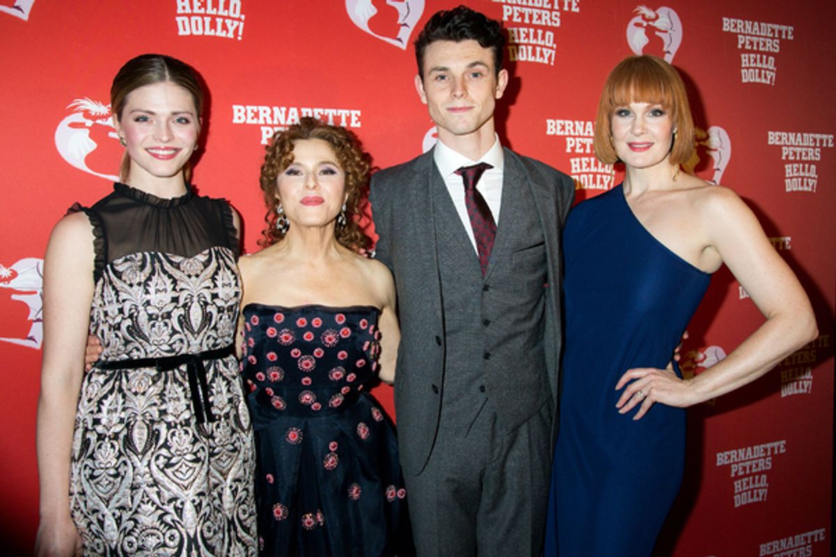 Molly Griggs, Bernadette Peters, Charlie Stemp, Kate Baldwin at 