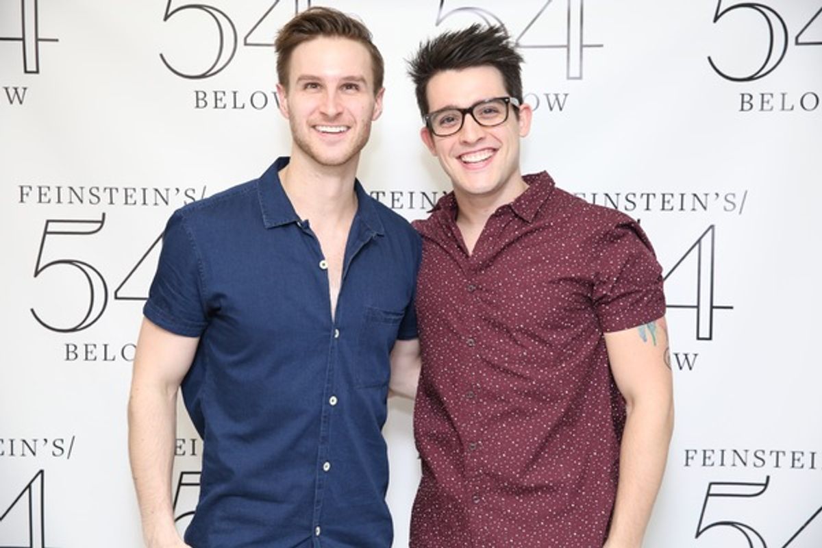 Christopher Rice and Clay Thomson at 