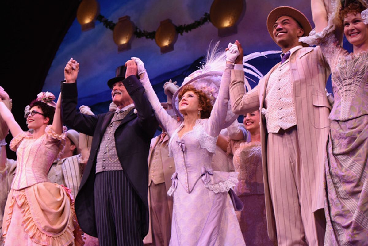 Victor Garber, Bernadette Peters and the cast at 