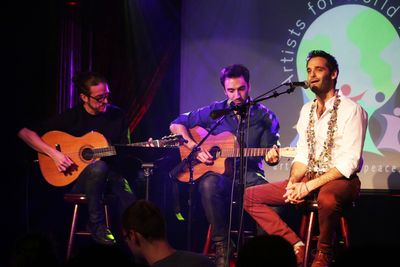 Jonathan Raviv with Pomme Koch & Harvey Valdes Photo