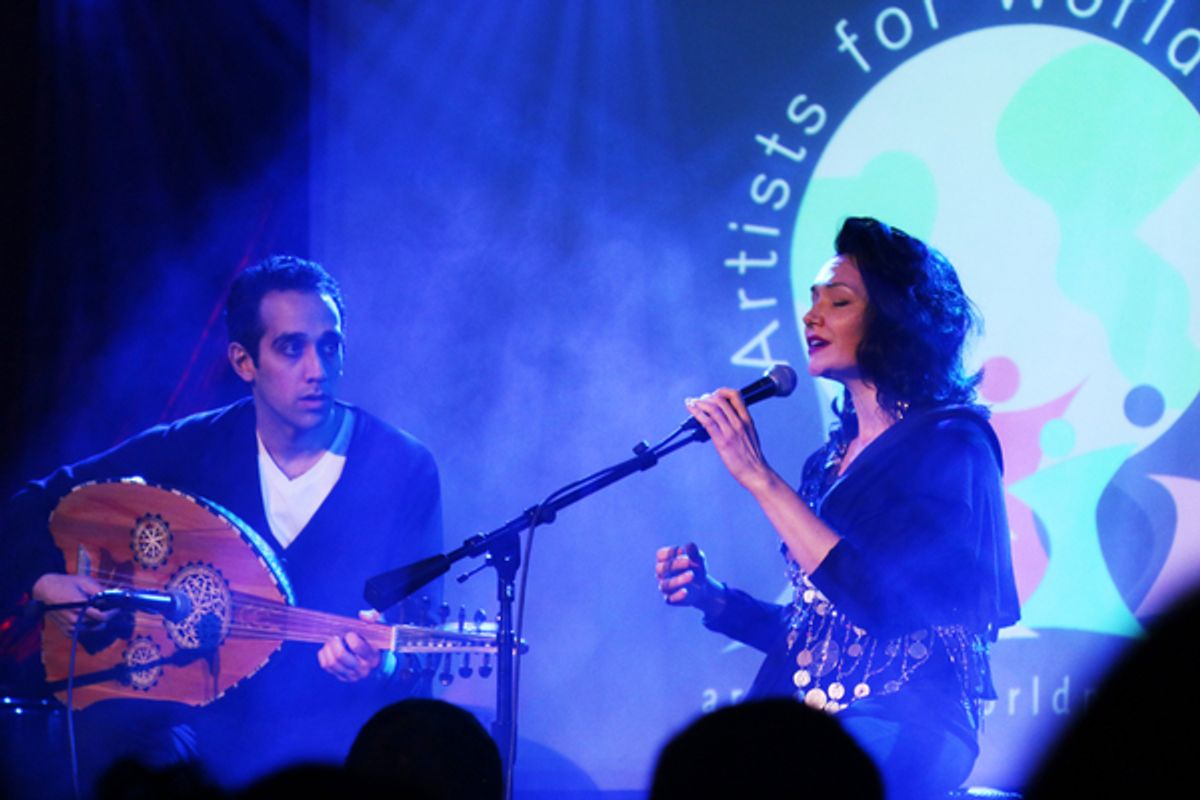 George Abud & Katrina Lenk at 