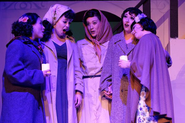 Lorens Portalatin, Kate Dressler, Alena Cardenez (Eva), Sara Kennedy and Alex Sutherl Photo