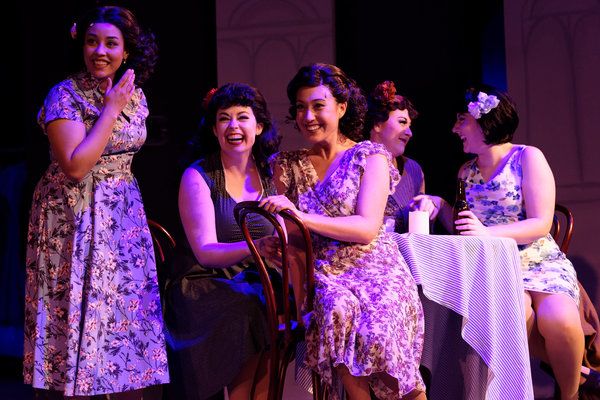 Lorens Portalatin, Kate Dressler, Alena Cardenez (Eva), Alex Sutherland and Sara Kenn Photo