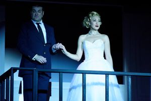 Scott Deck (Peron) and Alena Cardenez (Eva) Photo