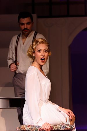 Michael McCray (Che) and Alena Cardenez (Eva) Photo