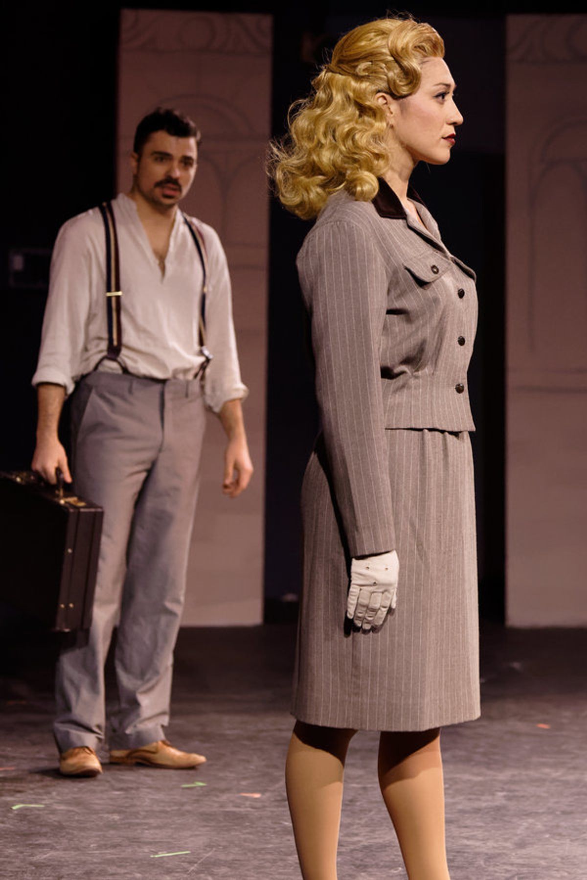 Michael McCray (Che) and Alena Cardenez (Eva) at 