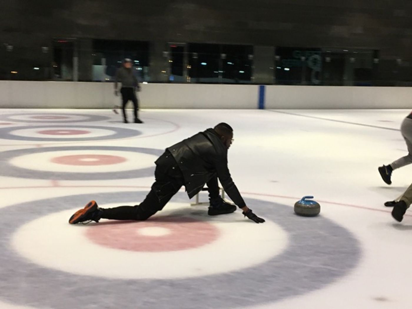 Photo Flash: The Cast of THE PLAY THAT GOES WRONG Finds Immense Success In Olympic Curling!  Image