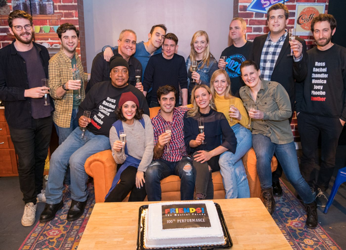 Photo Coverage: FRIENDS! THE MUSICAL PARODY Celebrates 100 Performances Photo Coverage: FRIENDS! THE MUSICAL PARODY Celebrates 100 Performances Image