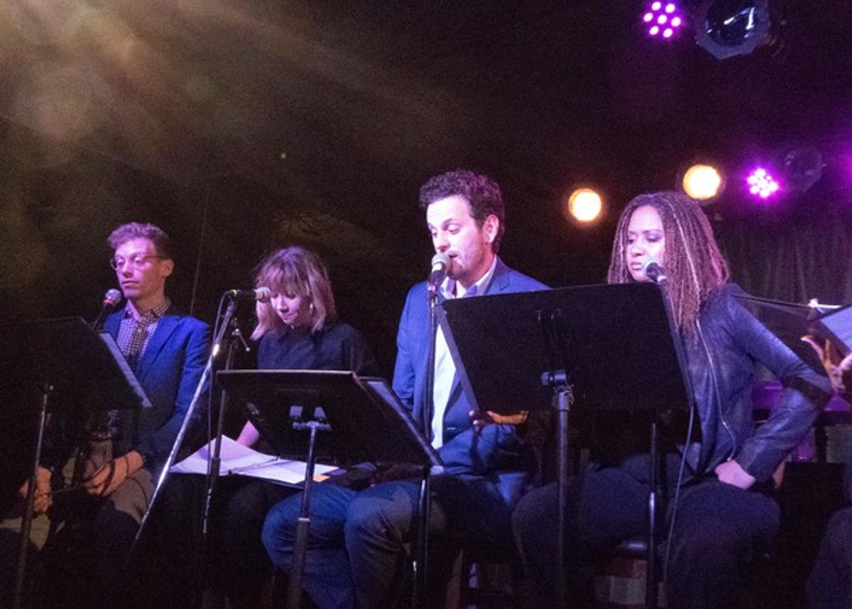 Barrett Foa, Juani Begood, Wayne Wilcox, and Tracie Thoms at 