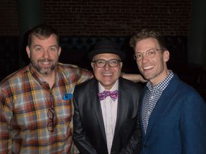 Billy Mitchell, Frank DeCaro, and Barrett Foa Photo
