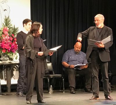 Santino Fontana, Midori Francis, James Monroe Iglehart, Peter Francis James Photo