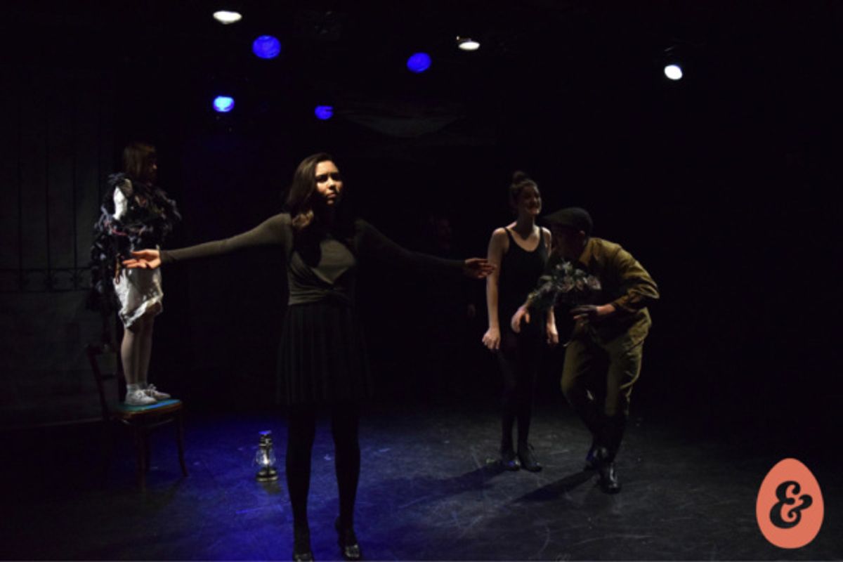 Calley Luman, Kiarra Goldberg, and Harry Plumptre at 