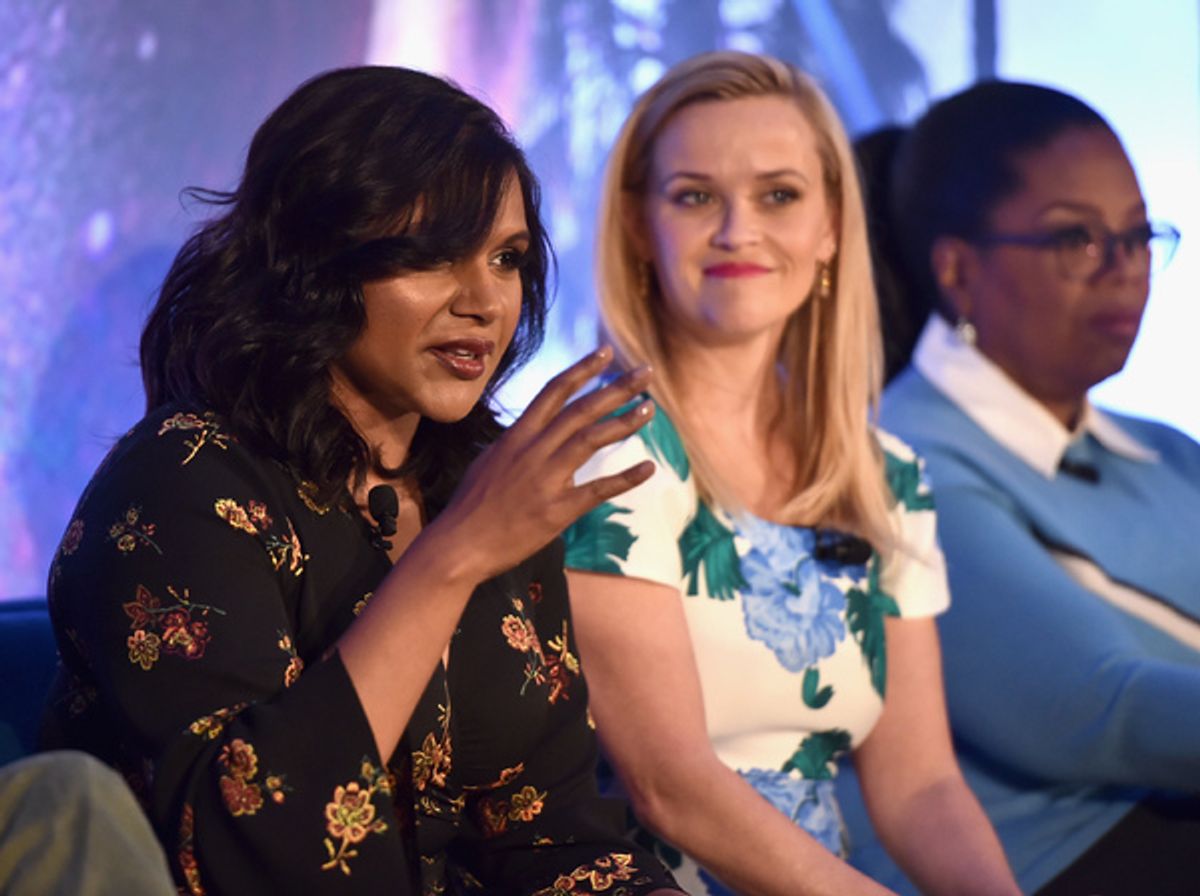 Mindy Kaling; Reese Witherspoon; Oprah Winfrey at 