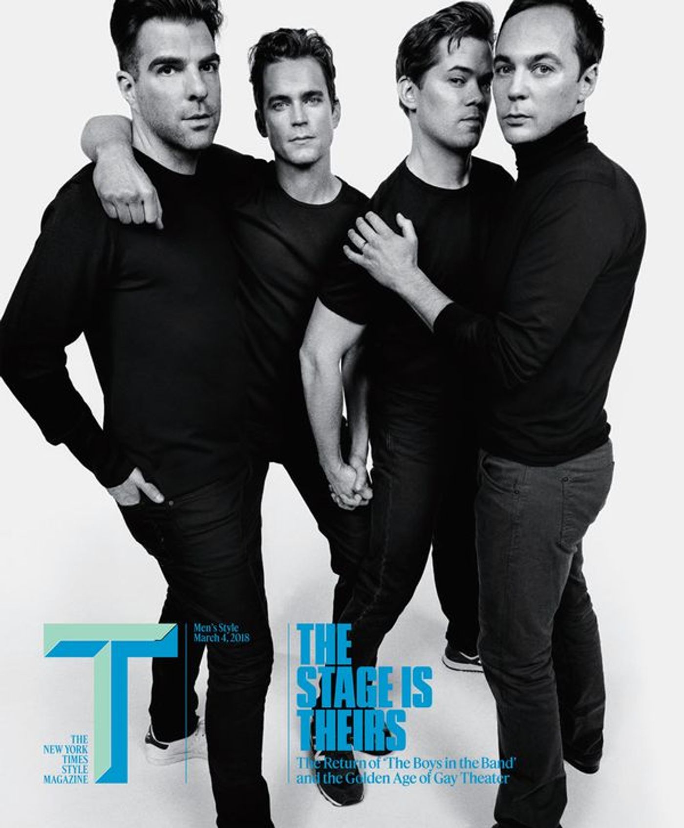 Photo Flash: THE BOYS IN THE BAND Cast Makes the Cover of T Magazine  Image