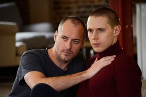 Declan Bennett (Valentin), Samuel Barnett (Molina) Photo