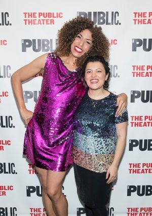 Jomama Jones and Director of Joe’s Pub Shanta Thake at the opening night of BLACK LIGHT on Sunday, February 25, created by Daniel Alexander Jones, running at Joe’s Pub at The Public @ BroadwayWorld Jomama Jones and Director of Joe’s Pub Shanta Thake at the opening night of BL Photo
