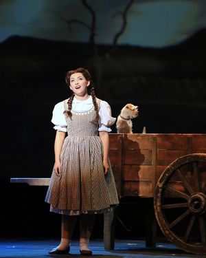 Dorothy (Kalie Kaimann) sings “Somewhere Over the Rainbow†@ BroadwayWorld Dorothy (Kalie Kaimann) sings “Somewhere Over the Rainbow†Photo