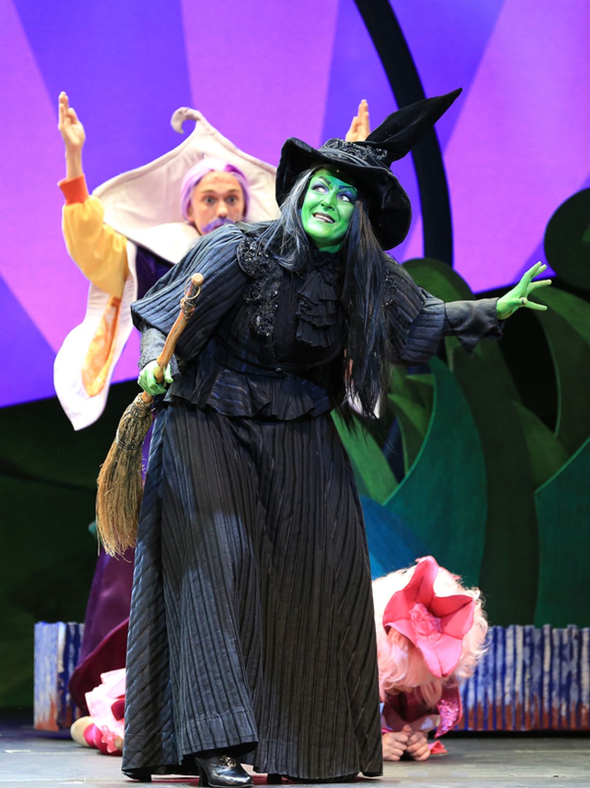 Emily Perzan as the Wicked Witch in Munchkinland at 