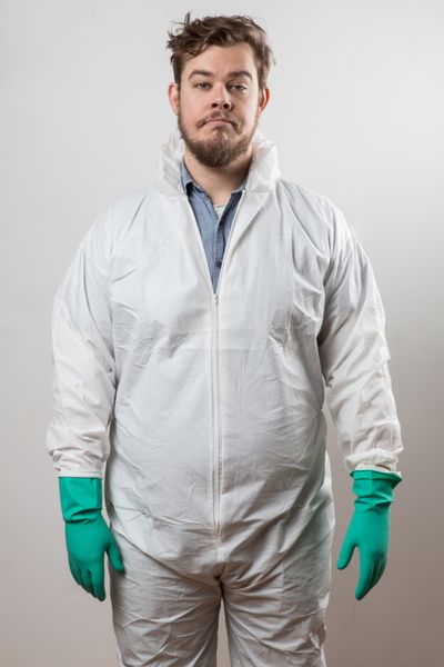 Ian Poake (The Bug Man) in HAL & BEE. Photo by Hunter Canning Photo