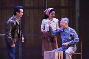 Eymard Cabling, Elena Wang, and George Takei @ BroadwayWorld Eymard Cabling, Elena Wang, and George Takei Photo