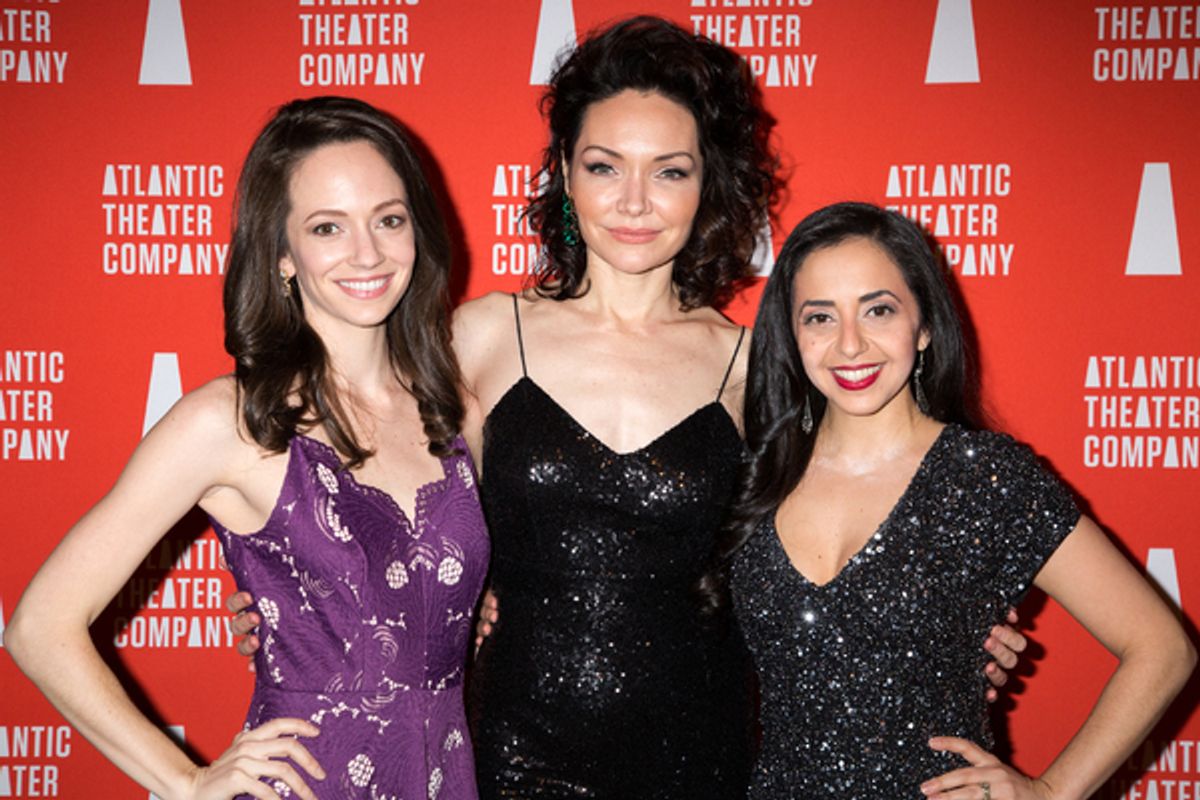 Rachel Prather, Katrina Lenk, Sharone Sayegh at 
